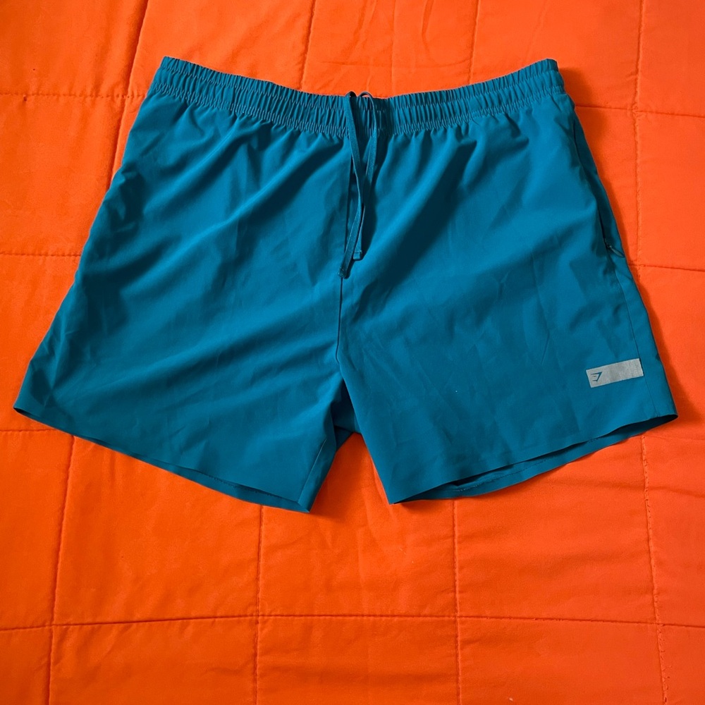 Gymshark Shorts Mens  Small Green Running & Gym Casual Athletic